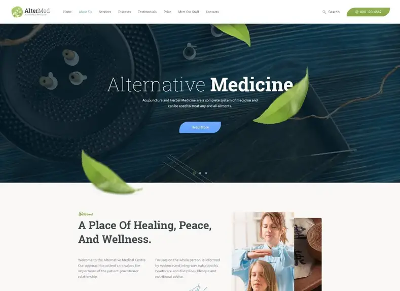 Avicenne |  Thème WordPress pour docteur en médecine populaire alternative