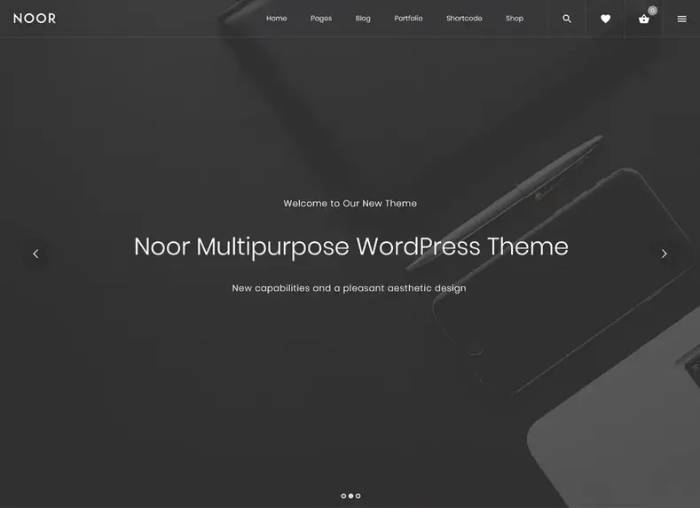 Noor - Tema AMP criativo multifuncional totalmente personalizável