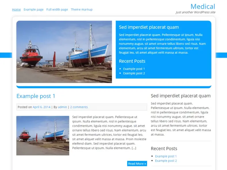 Tema WordPress Médico