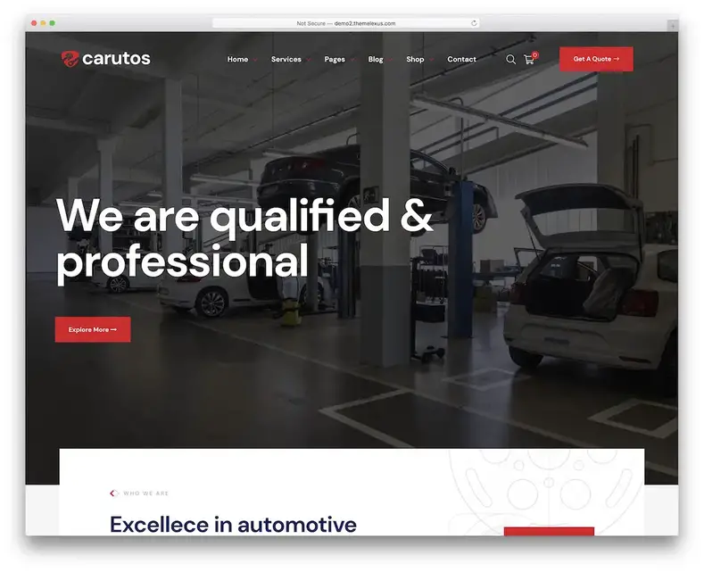 tema wordpress layanan otomatis gerobak