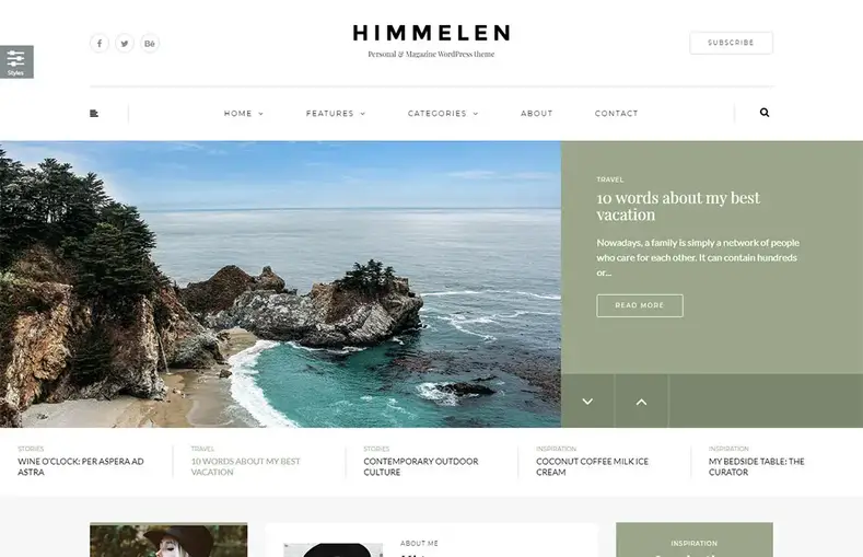 edição da revista de viagens himmelen