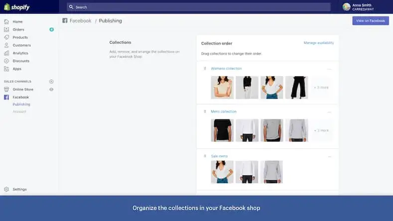 Shopify Facebook شراء المنتج