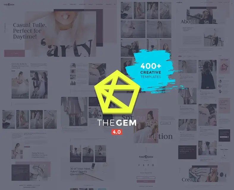 TheGem - Tema WordPress Majalah Glamour