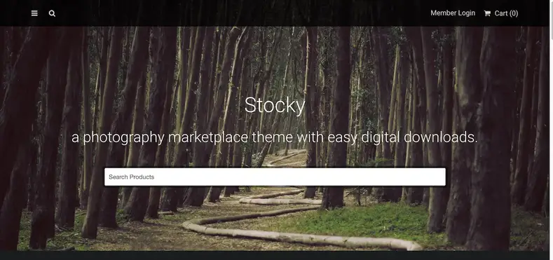 Stocky - Stok Fotografi WordPress Marketplace