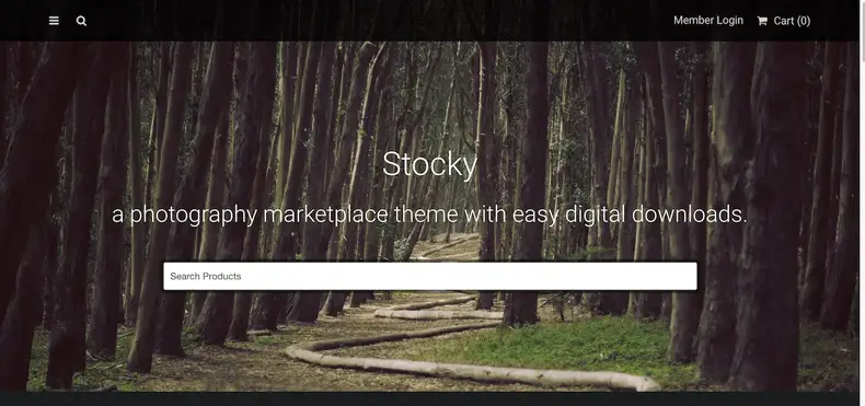 Stocky - Photographie de stock WordPress Marketplace
