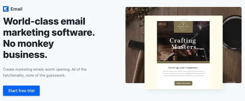 Kajabi: E -mailmarkedsføringsværktøj