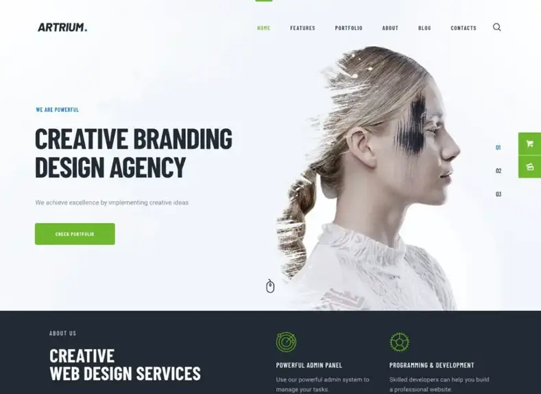 Artrium |  Tema WordPress Agência Criativa e Web Studio