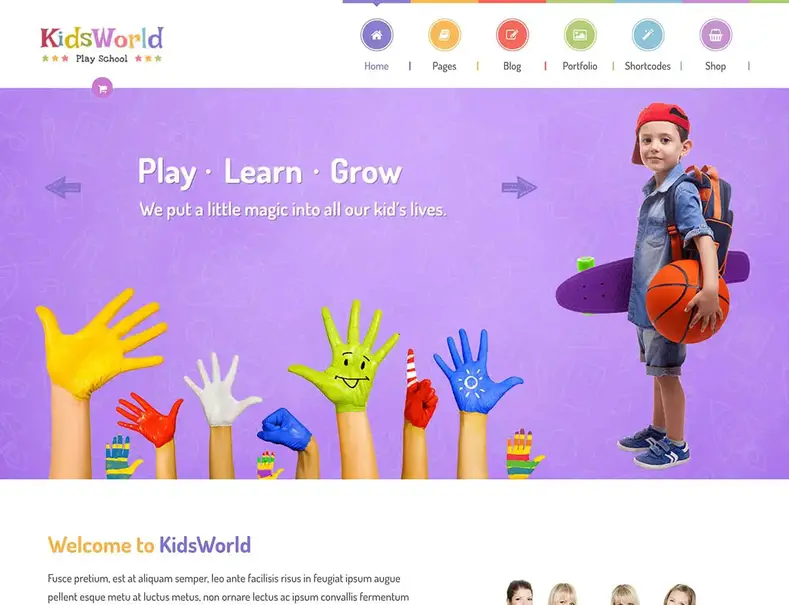 KidsWorld-TK-WordPress-Tema