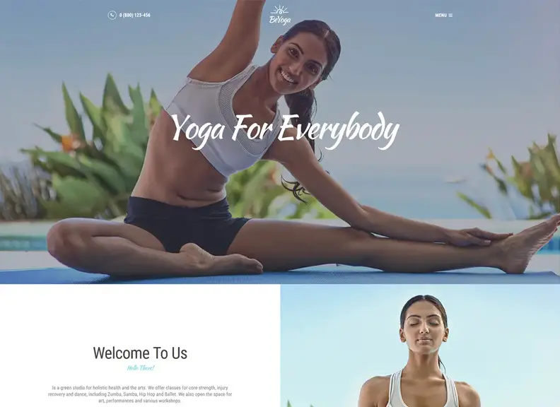 BeYoga |  Yogastudio ve Spor Salonu WordPress Teması