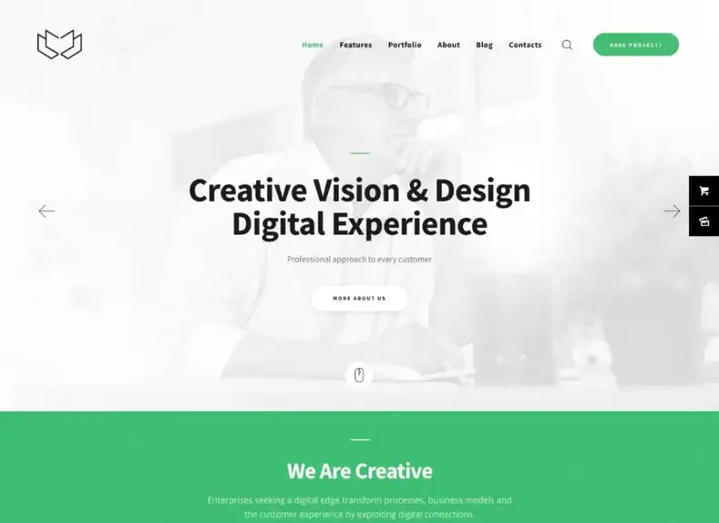 Deviox |  Um tema WordPress de negócios multiuso na moda