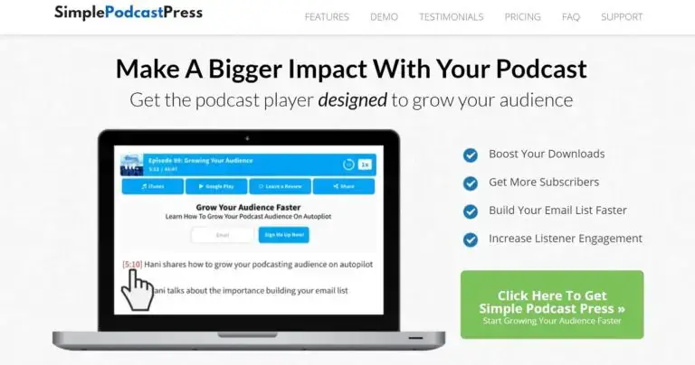 Imprensa de podcast simples