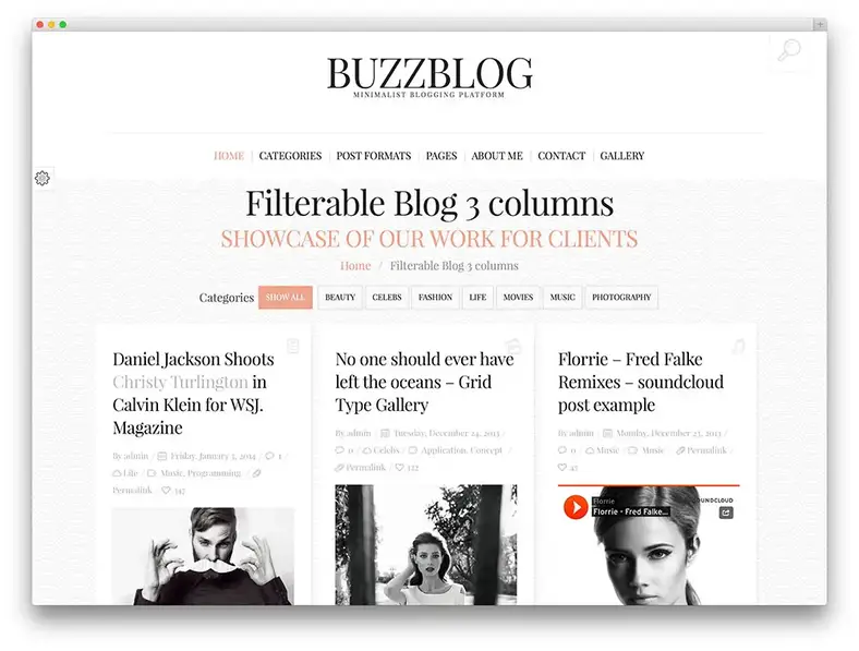 tema blog buzzblog