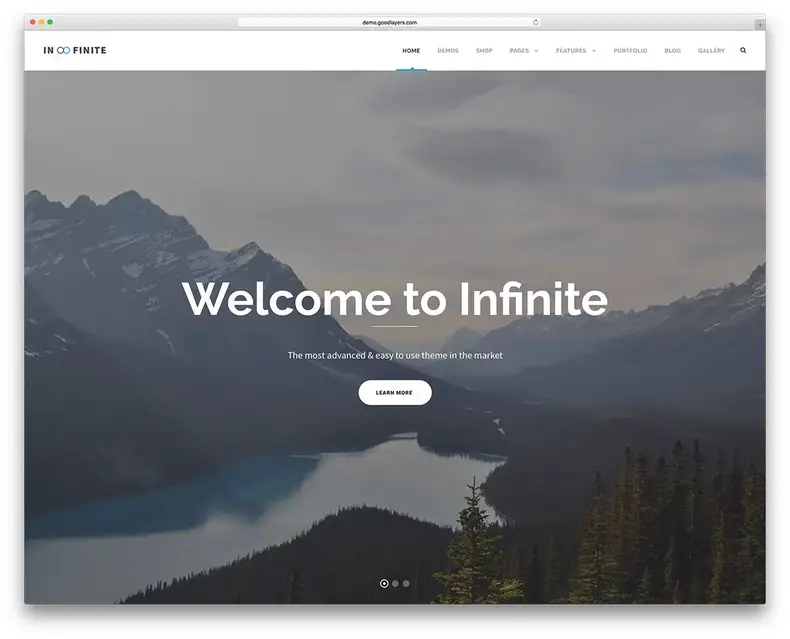 Infinite-Business-landing-page-website-theme