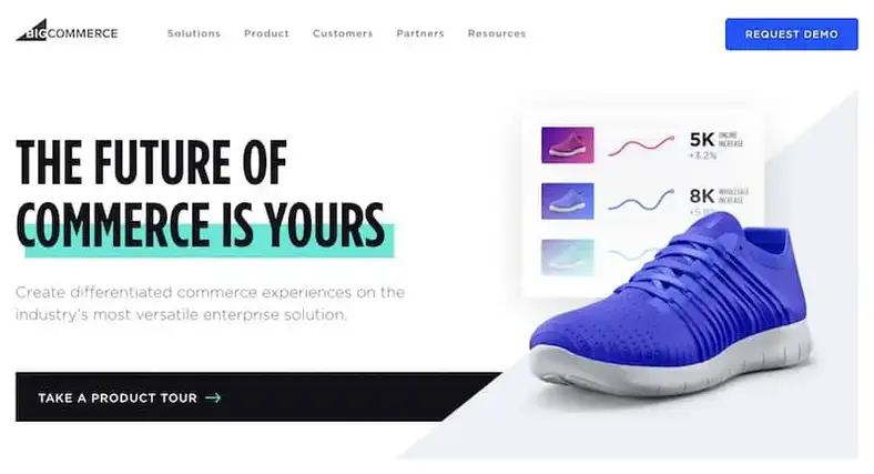 BigCommerce home page