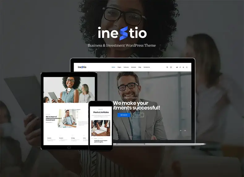 Inestio - Thème WordPress commercial et créatif