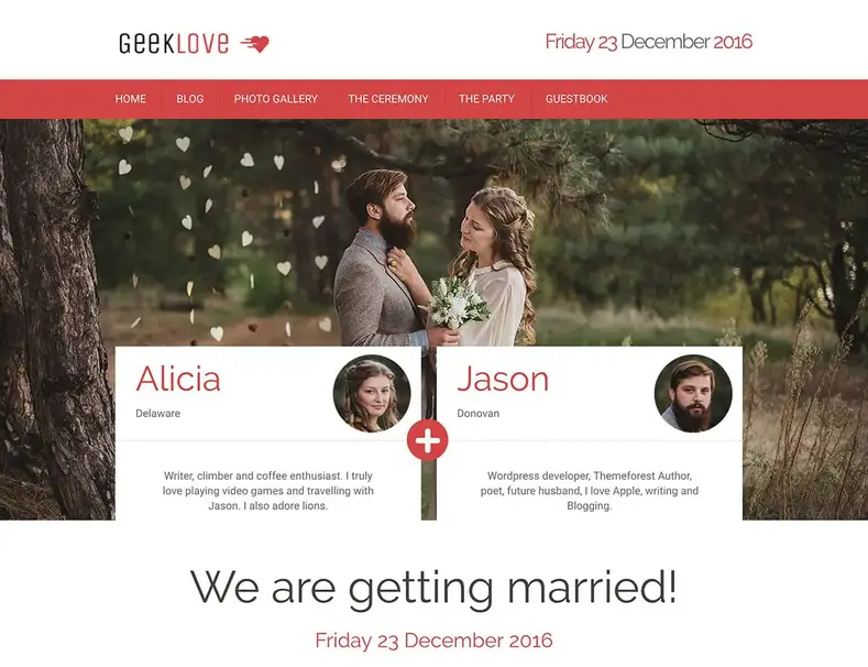 geeklove-wordpress-mariage-thème