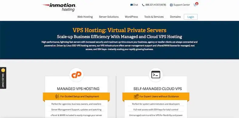 InMotion: Layanan hosting VPS