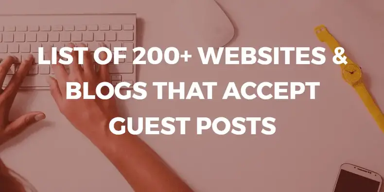 Blogs de visitantes que aceitam postagens de visitantes