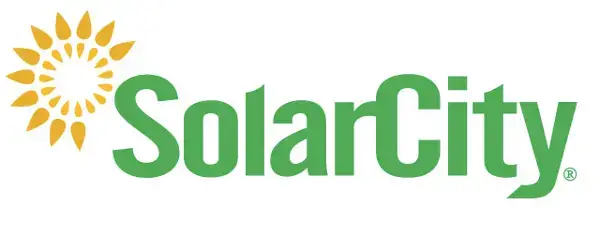 Firmaets logo på Solarcity