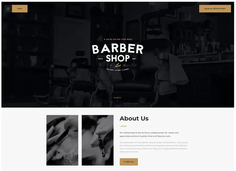 Salotto |  Tema WordPress per Barber Shop e Tattoo Studio