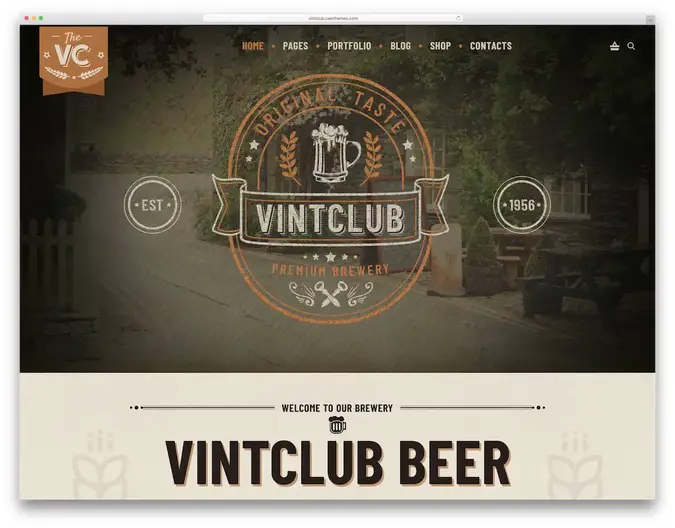 tema wordpress retrô vintage estilo vintclub