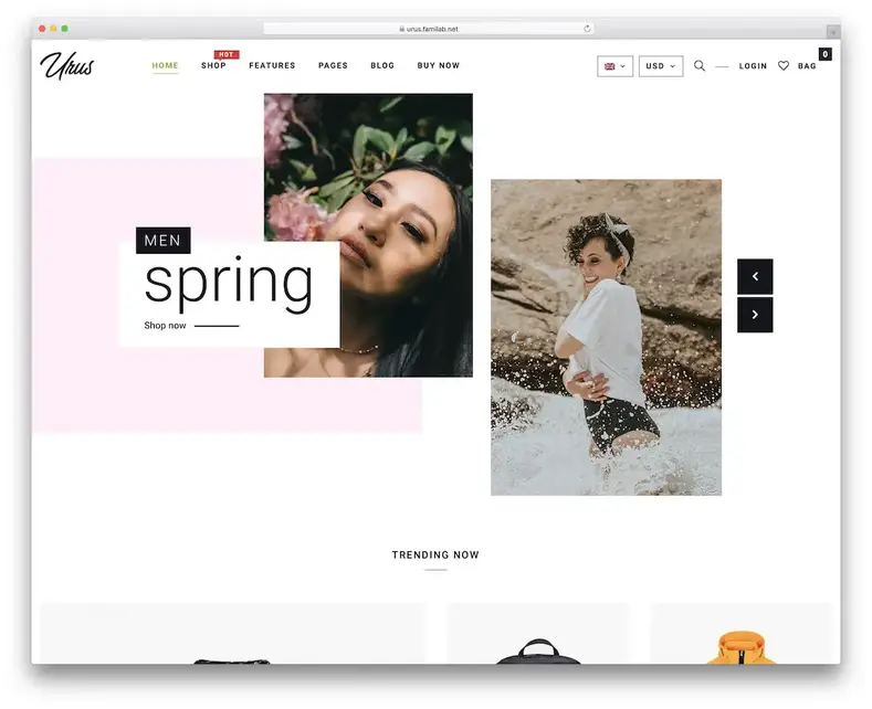 thème wordpress polyvalent urus