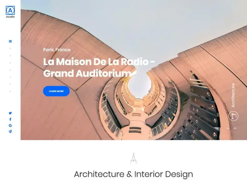 A.Estúdio |  Tema WordPress de Design de Interiores e Arquitetura