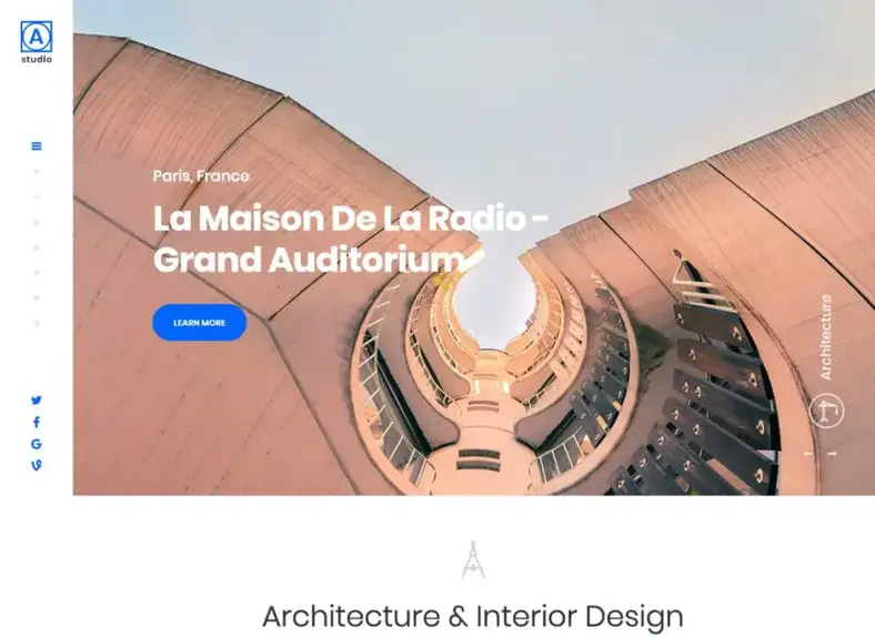A.Studio |  Thème WordPress pour la décoration d'intérieur et l'architecture