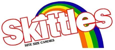 Skittles logo perusahaan