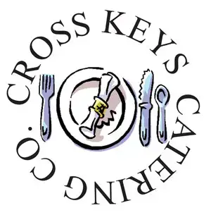 Logo perusahaan katering Cross Keys