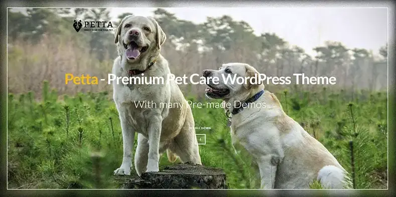 Petta - Tema WordPress Perawatan Hewan Peliharaan Premium
