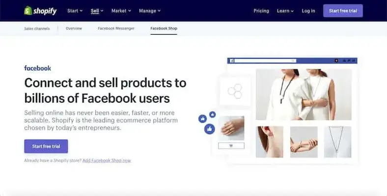 Shopify Facebook