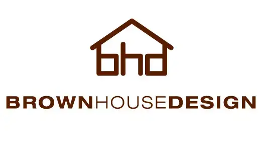 Brunt husdesign firma logo