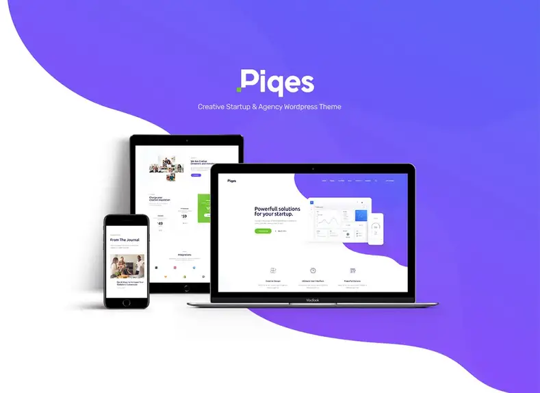 Piqés |  Thème WordPress pour startups et agences créatives