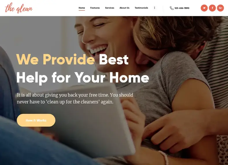 the-qlean-cleaning-perusahaan-wp-tema
