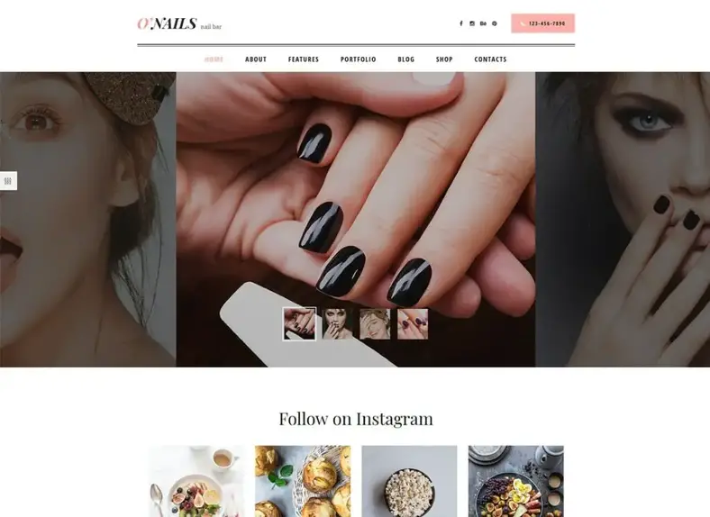 O'Nails |  Thème WordPress pour bar à ongles et salon de beauté