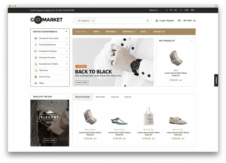 Tema WordPress GoMarket