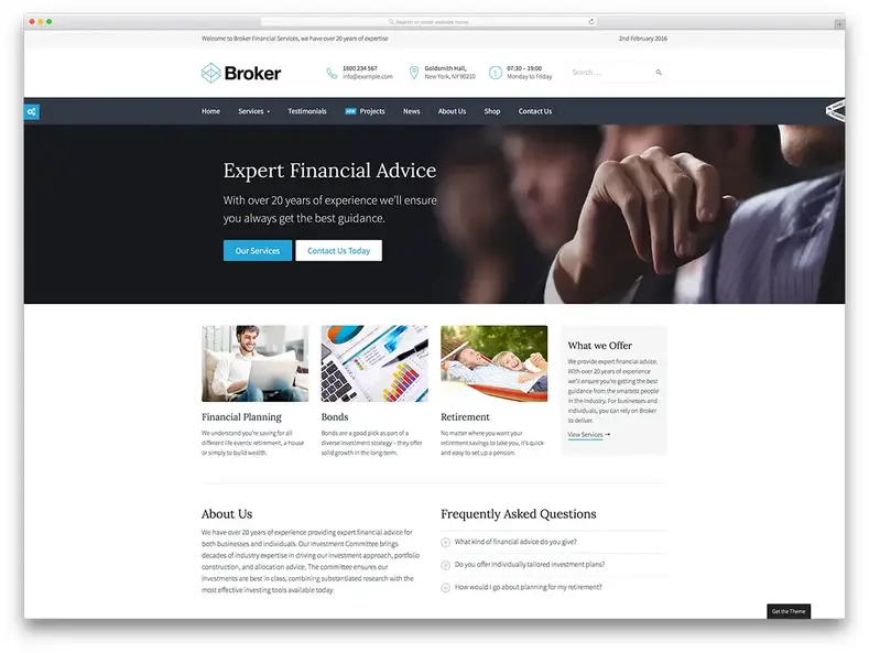 corretor-serviço-wordpress-tema
