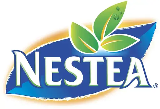 Firmaets logo i Nestea