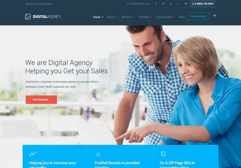 Agence numérique de conception de sites Web