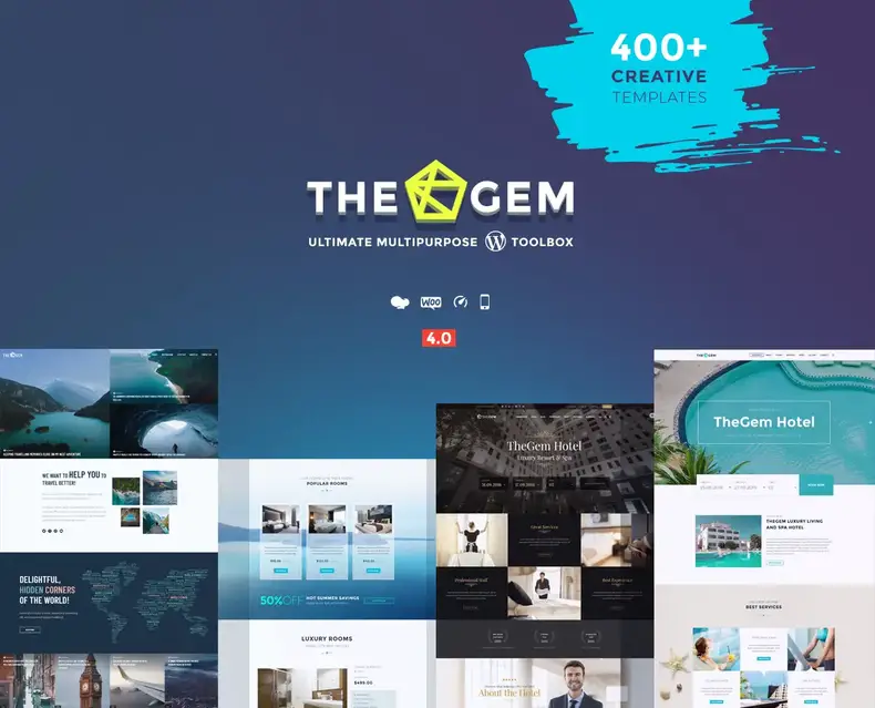 TheGem - Thème WordPress pour les réservations d'hôtels et d'agences
