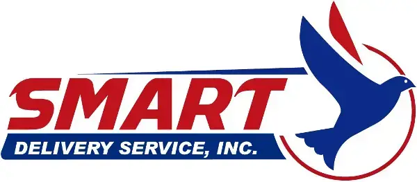 Firmaets logo for smarte leveringstjenester