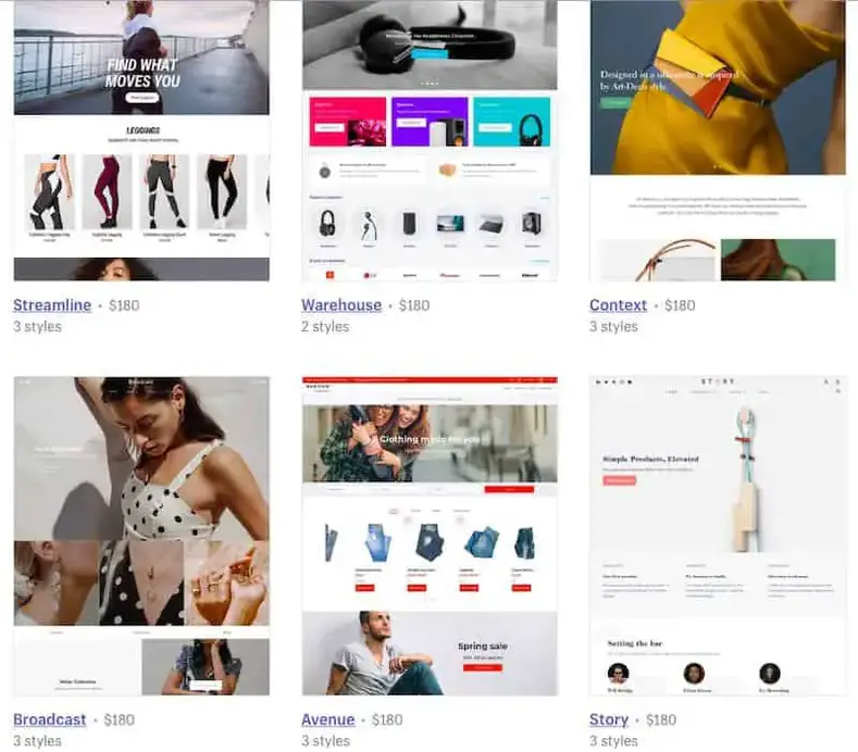 Temas do Shopify