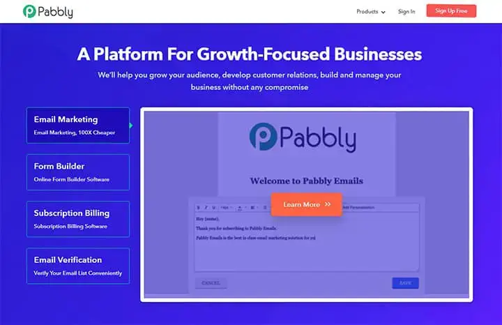 Pabbly affiliate program