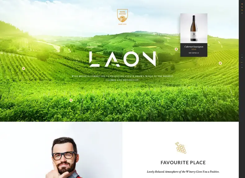 Laon |  Tema WordPress Rumah Anggur, Pabrik Anggur & Toko Anggur