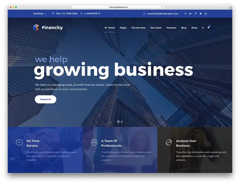 Thèmes de finance WordPress
