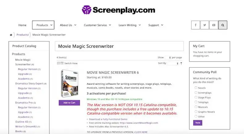 Perangkat Lunak Penulisan Skenario Terbaik: Movie Magic