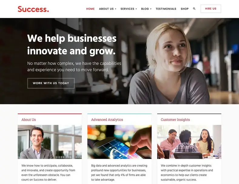 succès-business-wordpress-thème