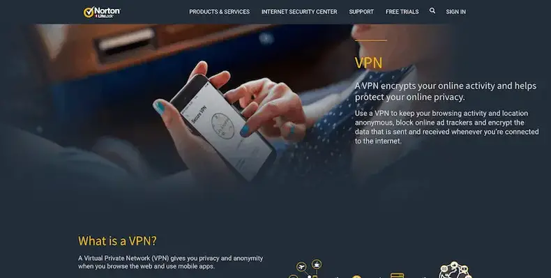 Bedste VPN -tjenester i 2019: Norton Secure VPN