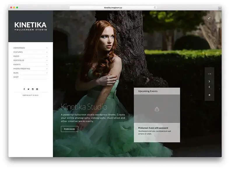 kinetika-vertical-navigation-wordpress-theme